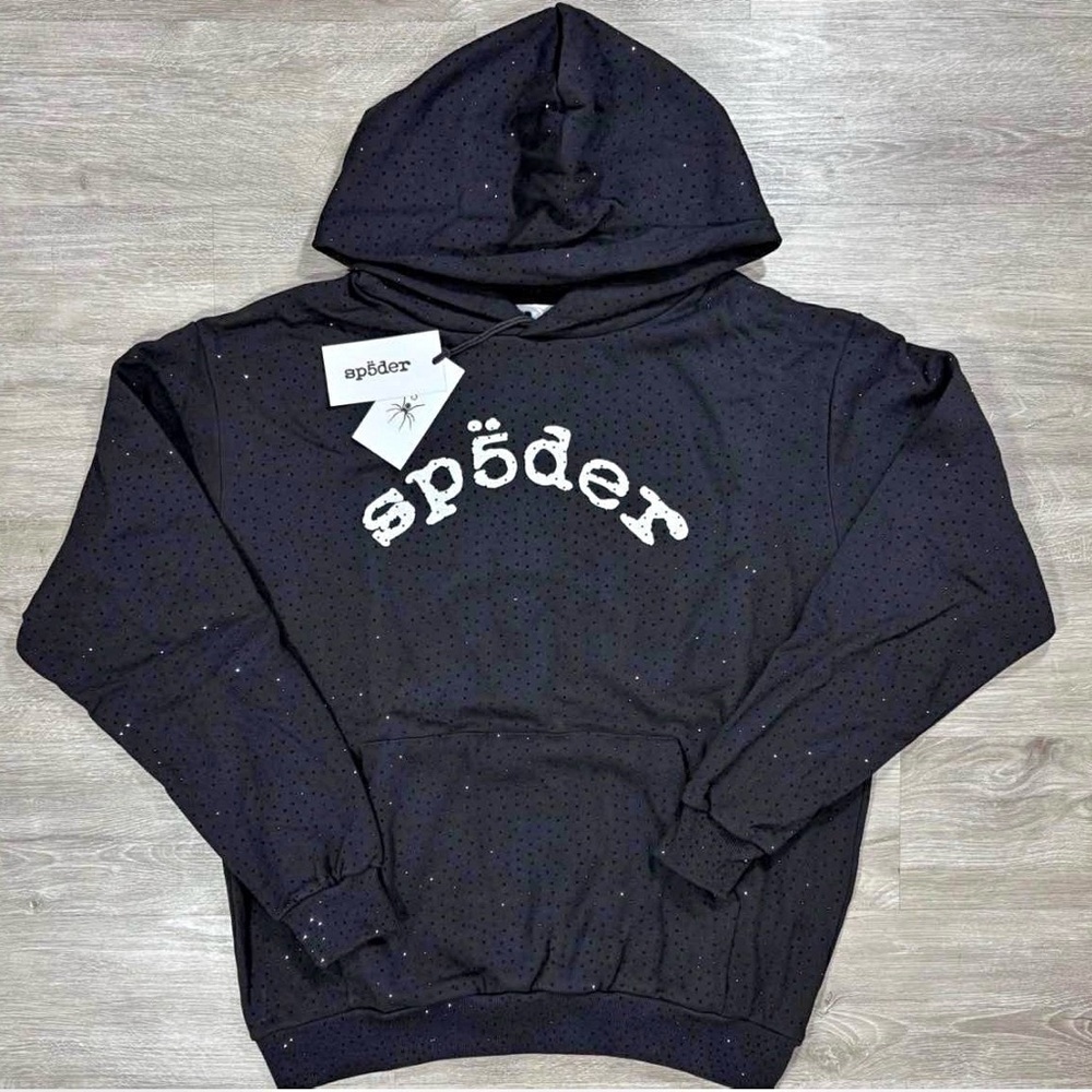 Black vvs (1.1 spider hoodie)